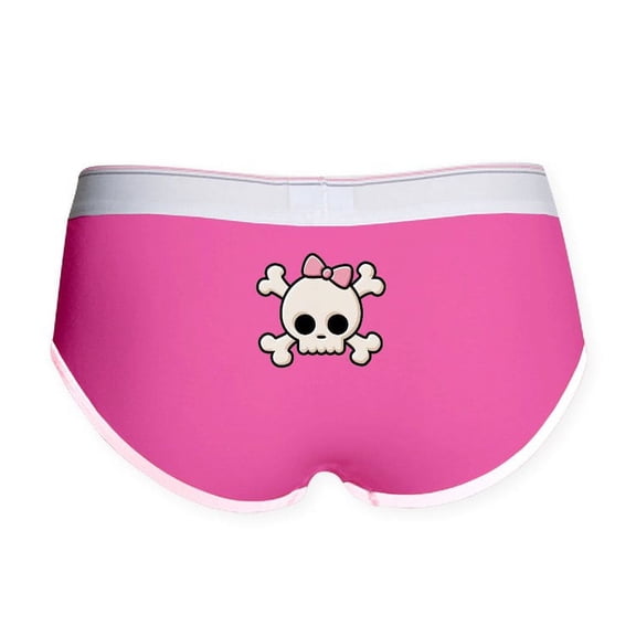 CafePress - Cute Skull Girl Women's Boy Brief - Women's Novelty Briefs, Size S-XL