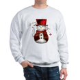 thumbnail image 1 of CafePress - Cute Snowman In Red Velvet Sweatshirt - Crew Neck Sweatshirt, 1 of 4