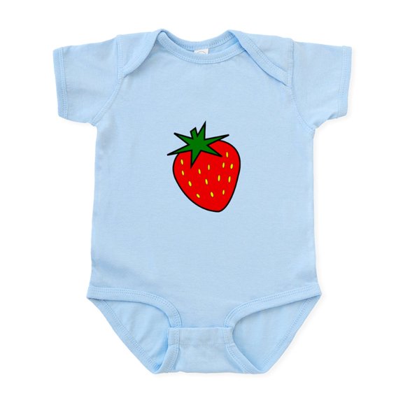 CafePress - Cute Strawberry Infant Bodysuit - Baby Light Bodysuit, Size Newborn - 24 Months