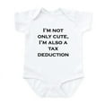 thumbnail image 1 of CafePress - Cute Tax Deduction Body Suit - Baby Light Bodysuit, Size Newborn - 24 Months, 1 of 4