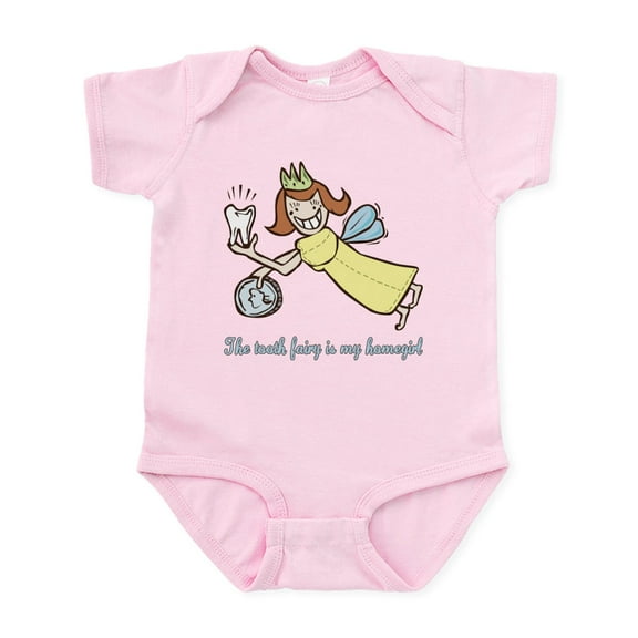 CafePress - Cute Tooth Fairy Infant Bodysuit - Baby Light Bodysuit, Size Newborn - 24 Months