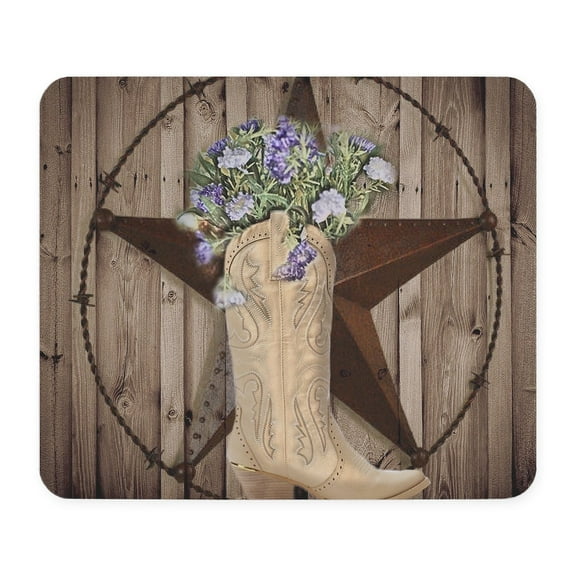 CafePress - Cute Western Cowgirl Mousepad - Non-slip Rubber Mousepad, Gaming Mouse Pad
