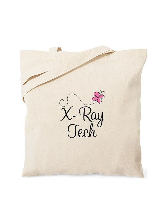 - Cute X Ray Tech Tote Bag - Unisex Canvas Tote Bag, Beige, 1-Piece