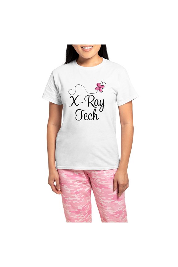 - Cute X Ray Tech Women's Light Pajamas - Women's Short Sleeve Print T-Shirt and Pants Light Cotton Pajama Set