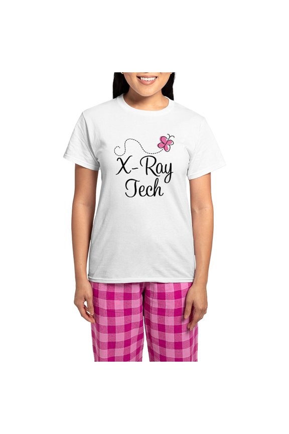 - Cute X Ray Tech Women's Light Pajamas - Women's Short Sleeve Print T-Shirt and Pants Light Cotton Pajama Set