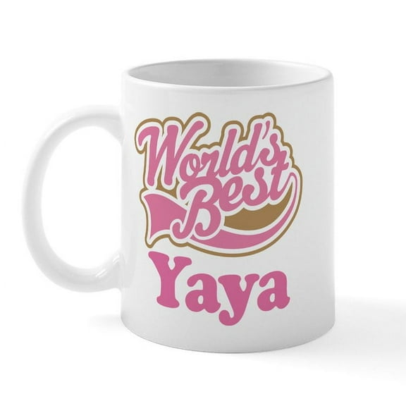 CafePress - Cute Yaya Mug - 11 oz Ceramic Mug - Novelty Coffee Tea Cup