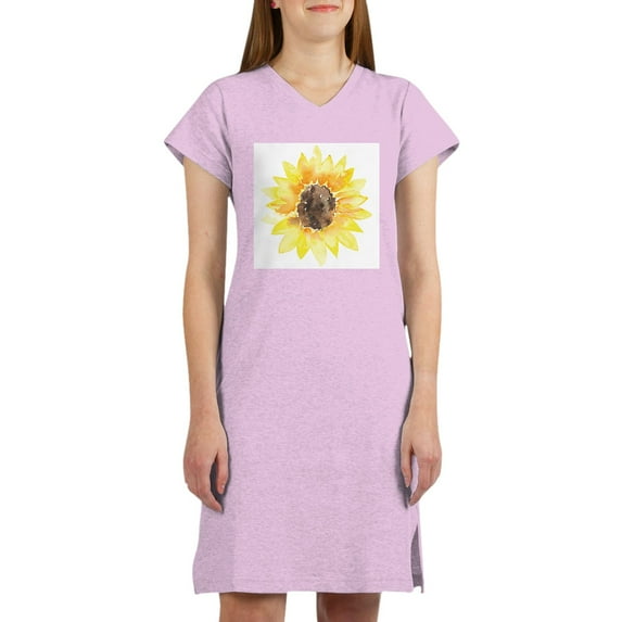 CafePress - Cute Yellow Sunflower T Shirt - Women's Nightshirt