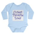 thumbnail image 1 of CafePress - Cutest Parasite Copy Body Suit - Long Sleeve Cotton Baby Bodysuit, 1 of 4