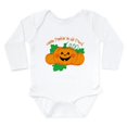 thumbnail image 1 of CafePress - Cutest Punkin' In The Long Sleeve Infant Body - Long Sleeve Cotton Baby Bodysuit, 1 of 4