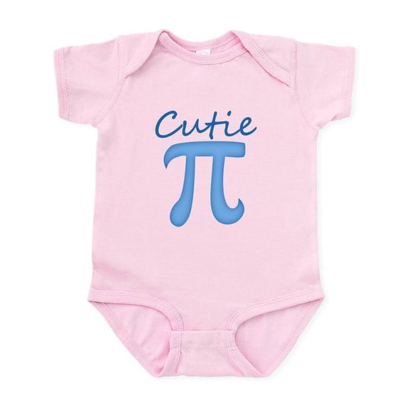 CafePress - Cutie Pi Body Suit - Baby Light Bodysuit, Size Newborn - 24 Months