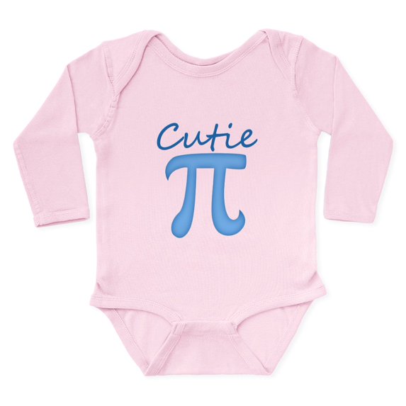 CafePress - Cutie Pi Body Suit - Long Sleeve Cotton Baby Bodysuit