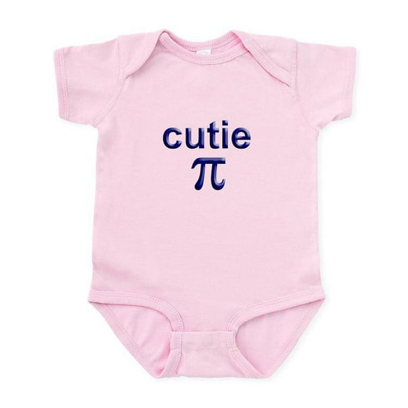 CafePress - Cutie Pi Infant Bodysuit - Baby Light Bodysuit, Size Newborn - 24 Months