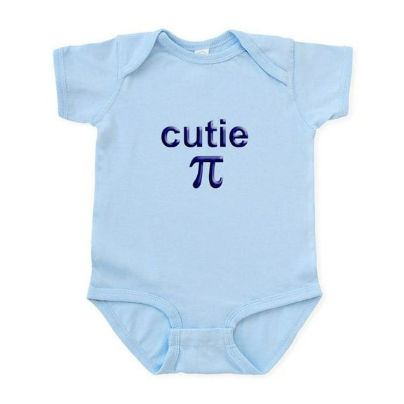 CafePress - Cutie Pi Infant Bodysuit - Baby Light Bodysuit, Size Newborn - 24 Months