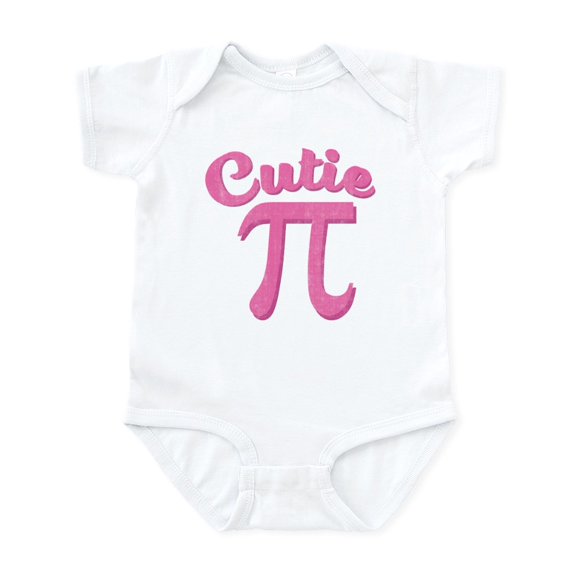 CafePress - Cutie Pi Infant Bodysuit - Baby Light Bodysuit, Size Newborn - 24 Months