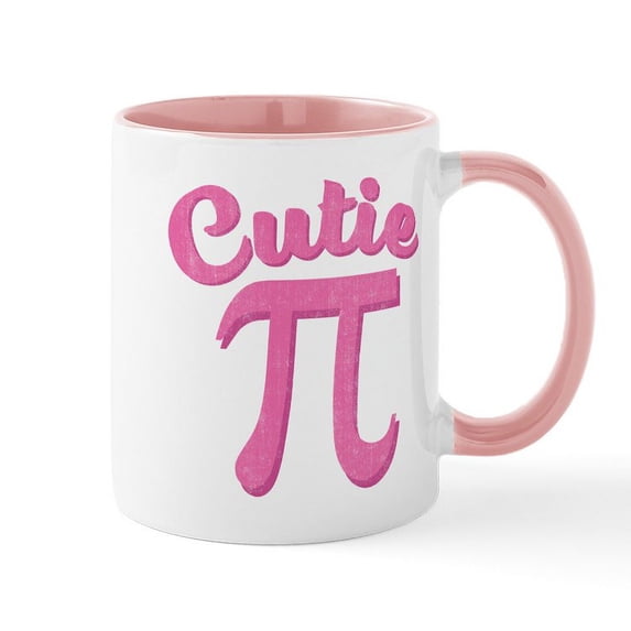 CafePress - Cutie Pi Mug - 11 oz Ceramic Mug - Novelty Coffee Tea Cup