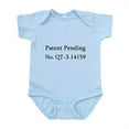 thumbnail image 1 of CafePress - Cutie Pi Patent Infant Bodysuit - Baby Light Bodysuit, Size Newborn - 24 Months, 1 of 4