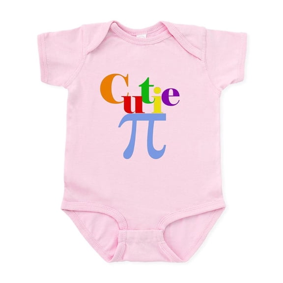 CafePress - Cutie Pie Or Cutie Pi Body Suit - Baby Light Bodysuit, Size Newborn - 24 Months