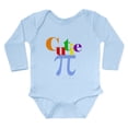 thumbnail image 1 of CafePress - Cutie Pie Or Cutie Pi Body Suit - Long Sleeve Cotton Baby Bodysuit, 1 of 4