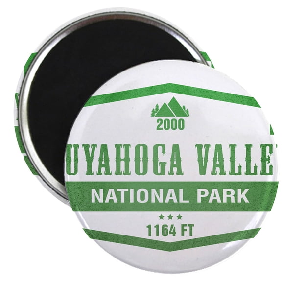 CafePress - Cuyahoga Valley National Park, Ohio Magnets - 2.25" Round Magnet, Refrigerator Magnet, Button Magnet Style