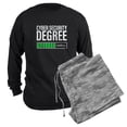 thumbnail image 1 of CafePress - Cyber Security Degree Loading - Men's Long Sleeve Loose Fit Cotton Dark Pajama Set, 1 of 7