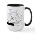 thumbnail image 1 of CafePress - Cycling Skills Loading - 15 oz Ceramic Large White Nolvety Mug, 1 of 4