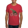 thumbnail image 1 of CafePress - Cycling Tyrannosaurus Rex Dark T Shirt - Men's Classic Graphic Cotton T-Shirt, 1 of 4