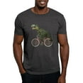 thumbnail image 1 of CafePress - Cycling Tyrannosaurus Rex Dark T Shirt - Men's Classic Graphic Cotton T-Shirt, 1 of 4