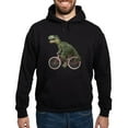 thumbnail image 1 of CafePress - Cycling Tyrannosaurus Rex Hoodie (Dark) - Pullover Hoodie, Classic, Comfortable Hooded Sweatshirt, 1 of 4