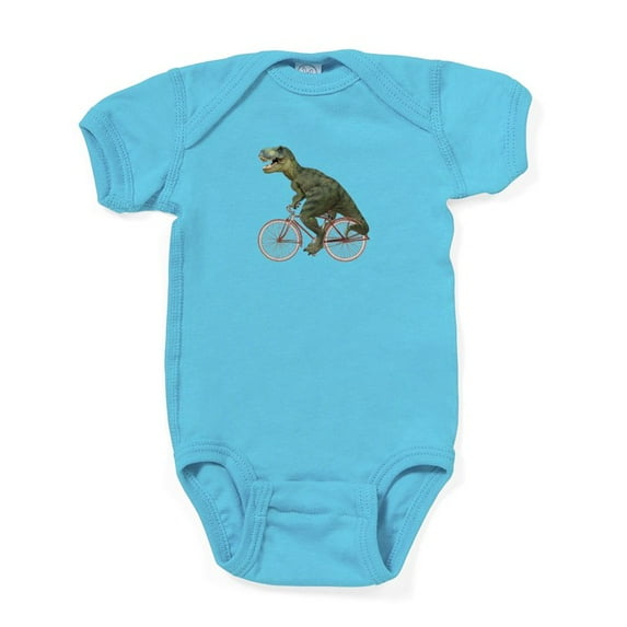 CafePress - Cycling Tyrannosaurus Rex Infant Bodysuit - Cute Infant Bodysuit Baby Romper - Size Newborn - 24 Months