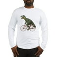 thumbnail image 1 of CafePress - Cycling Tyrannosaurus Rex Long Sleeve T Shirt - Unisex Cotton Long Sleeve T-Shirt, 1 of 4