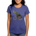 thumbnail image 1 of CafePress - Cycling Tyrannosaurus Rex T Shirt - Womens Tri-blend T-Shirt, 1 of 4