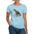 thumbnail image 1 of CafePress - Cycling Tyrannosaurus Rex Women's Dark T Shirt - Women's Classic T-Shirt, 1 of 4