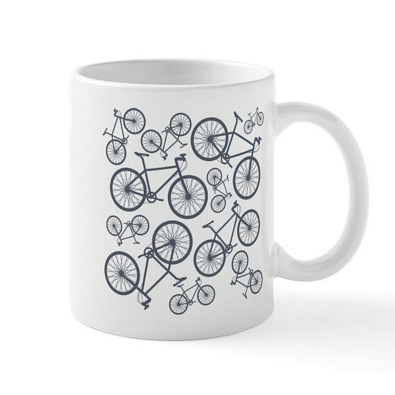 CafePress - Cyclist Dream - 11 oz Ceramic Mug - Novelty Coffee Tea Cup