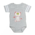 thumbnail image 1 of CafePress - Cyclops Kitty - Cute Infant Baby Football Bodysuit, 1 of 3