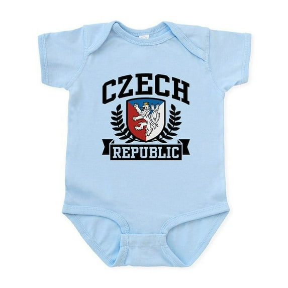 CafePress - Czech Republic Infant Bodysuit - Baby Light Bodysuit, Size Newborn - 24 Months
