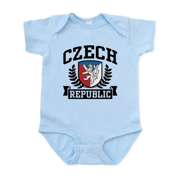 CafePress - Czech Republic Infant Bodysuit - Baby Light Bodysuit, Size Newborn - 24 Months