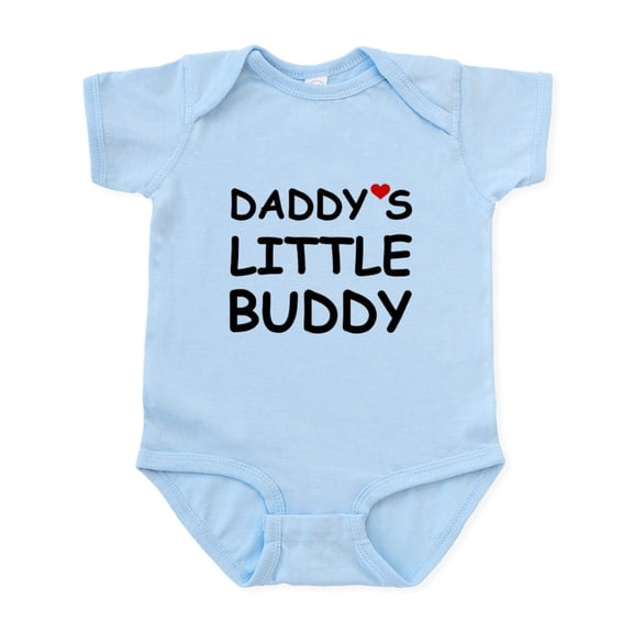CafePress - DADDY's LITTLE BUDDY Infant Bodysuit - Baby Light Bodysuit, Size Newborn - 24 Months