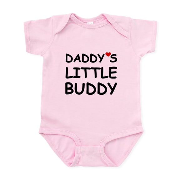 CafePress - DADDY's LITTLE BUDDY Infant Bodysuit - Baby Light Bodysuit, Size Newborn - 24 Months