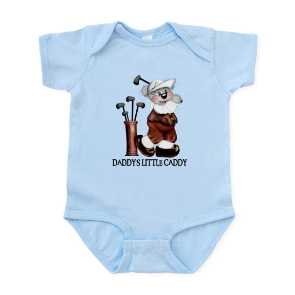 CafePress - DADDY's LITTLE CADDY Infant Bodysuit - Baby Light Bodysuit, Size Newborn - 24 Months