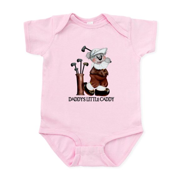 CafePress - DADDY's LITTLE CADDY Infant Bodysuit - Baby Light Bodysuit, Size Newborn - 24 Months