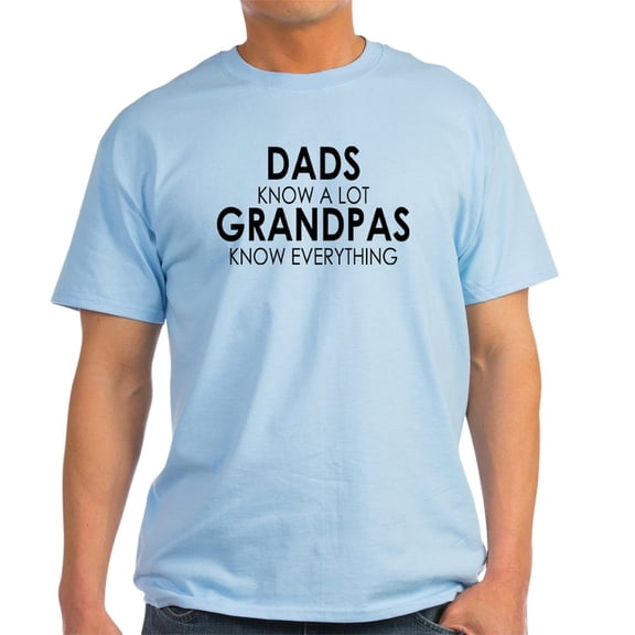 CafePress - DADS KNOW A LOT GRANDPAS KNOW EVERYTHING T Shirt - Men's Classic Graphic T-Shirt