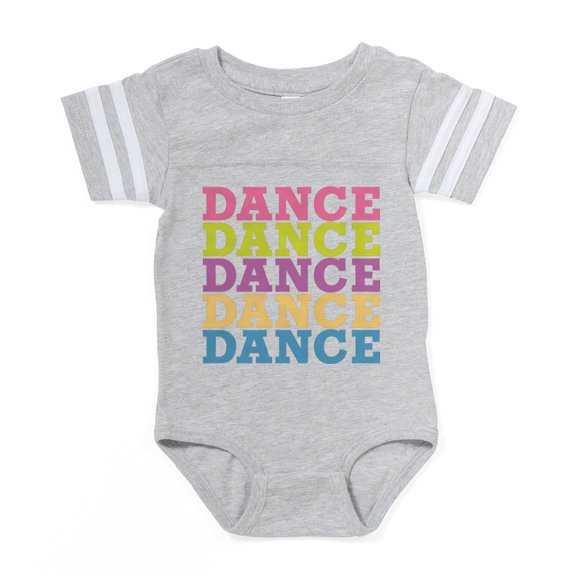 CafePress - DANCEX5 - Cute Infant Baby Football Bodysuit