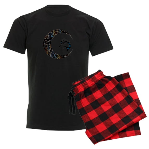 CafePress - DANCING RING Pajamas - Men's Dark Loose Fit Cotton Pajama Set