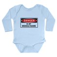 thumbnail image 1 of CafePress - DANGER Is My Middle Name Body Suit - Long Sleeve Cotton Baby Bodysuit, 1 of 4