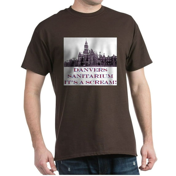 CafePress - DANVERS SANITARIUM Dark T Shirt - Men's Classic Graphic Cotton T-Shirt