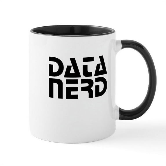 CafePress - DATA NERD 2 Mugs - 11 oz Ceramic Mug - Novelty Coffee Tea Cup