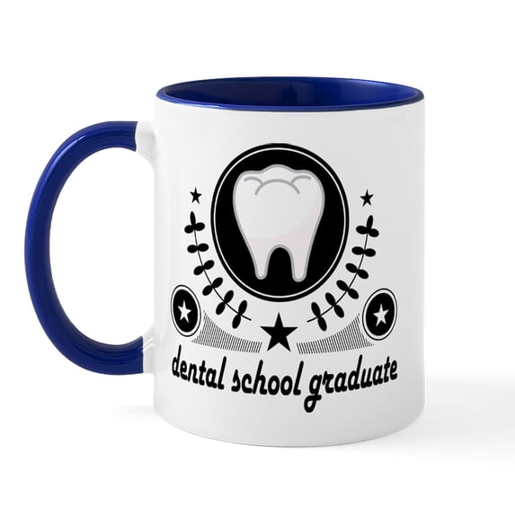 CafePress - DENTAL SCHOOL GRADUATE Mug - 11 oz Ceramic Mug - Novelty Coffee Tea Cup