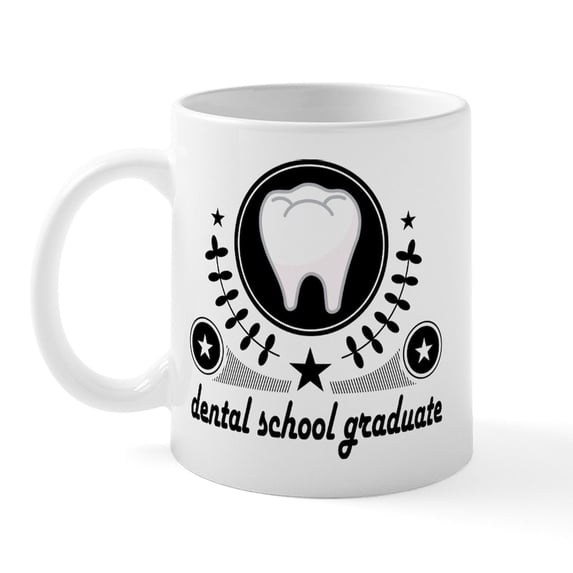 CafePress - DENTAL SCHOOL GRADUATE Mug - 11 oz Ceramic Mug - Novelty Coffee Tea Cup