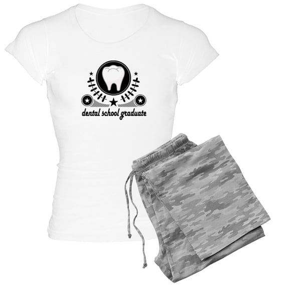 CafePress - DENTAL SCHOOL GRADUATE Women's Light Pajamas - Women's Short Sleeve Print T-Shirt and Pants Light Cotton Pajama Set