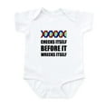 thumbnail image 1 of CafePress - DNA Checks Wrecks Body Suit - Baby Light Bodysuit, Size Newborn - 24 Months, 1 of 4